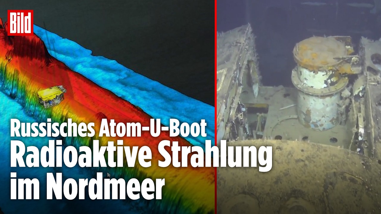 Russisches Atom-U-Boot „Komsomolez": Radioaktive Strahlung auf dem Meeresgrund