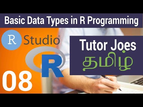 Basic Data Types in R Programming Language Tamil