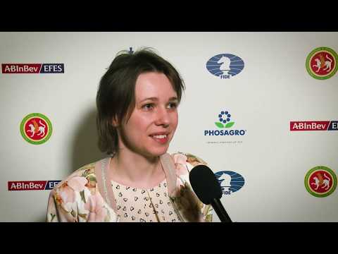 2019 Women's Candidates. Round 5. Interview with Mariya Muzychuk.