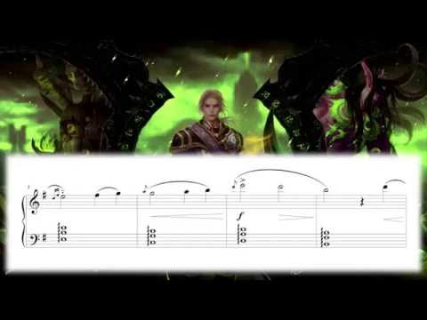 World of Warcraft: Legion - Anduin's Theme (Piano Sheet Music)