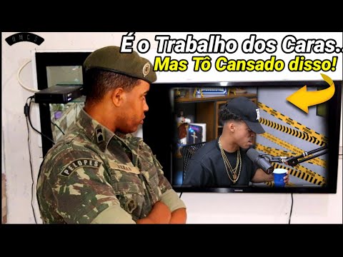 Cabo Reagindo a L7nnon no Podpah (Levo Enquadro Toda Hora no Rio)
