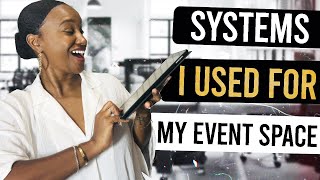 Systems to use for business | event space systems | Teacherpreneur