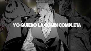 &quot;Yo quiero la combi completa&quot; | La cama - Nicky Jam | Letra | 【Jujutsu Kaisen AMV】