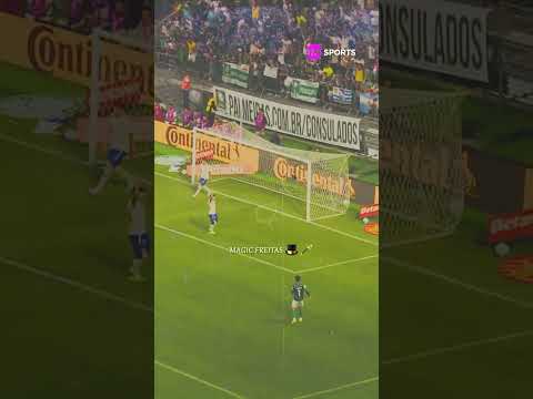 MAGIC FREITAS TÁ ONLINE! OLHA O PASSE DELE NO GOL DO VERDÃO! #shorts