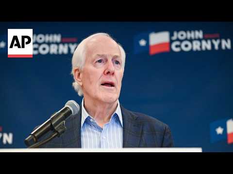 Video Thumbnail: John Cornyn, Ken Paxton advance to runoff in Texas Senate Republican primary