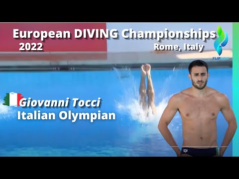 2022 Giovanni Tocci - Europameisterschaften im 3-Meter-Tauchen der Männer