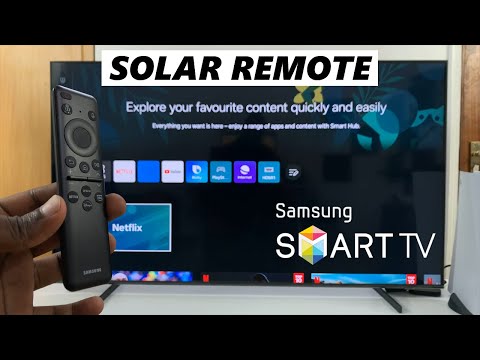 How To Use The Samsung Smart TV Solar Remote