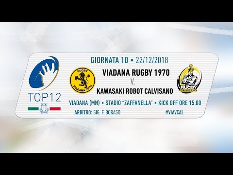 TOP12 2018/19, Giornata 10 - Viadana Rugby 1970 v Kawasaki Robot Calvisano