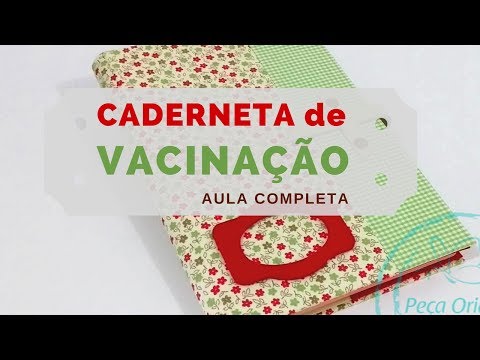 Como Fazer Capa Para Caderneta de Vacina - Cartonagem Passo a Passo Sem Igual Artesanato
