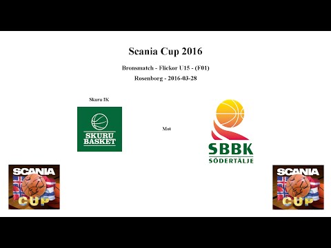 Skuru Basket (F01) mot Södertälje BBK - Bronsmatch - 2016-03-28