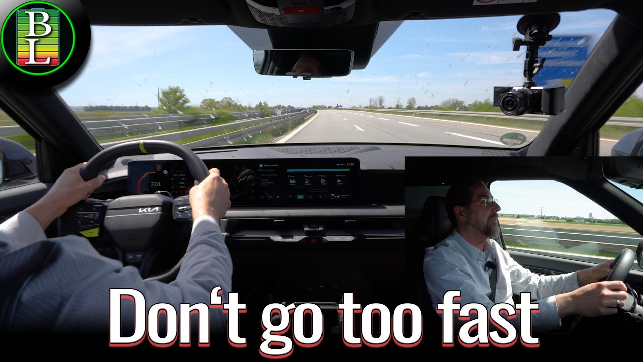 Kia EV9 GT Autobahn Test 220 km/h (137 mph) – Top Speed, Consumption & High-Speed Stability
