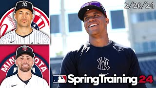 New York Yankees vs Minnesota Twins | Spring Training Highlights | 2/26/24