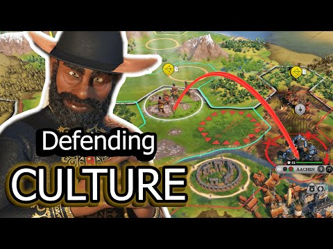 DEITY Defending Vs Aggressive AI When Trying To Setup Sub200 Culture Wins - Civ 6 Overexplained Pt 2