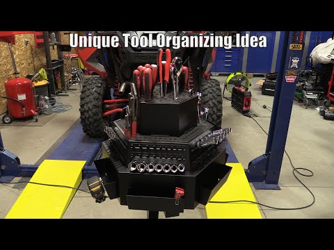 Interesting Tool Organization Work Tray | Montezuma 3-Tier Steel Mobile Revolving Tool Cart