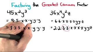Greatest Common Factor with Variables - Visualizing Algebra