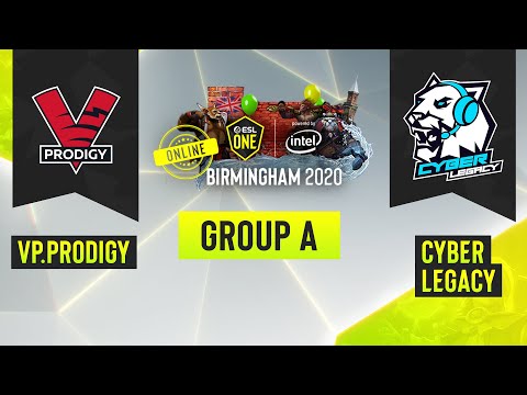 Dota2 - VP.Prodigy vs. Cyber Legacy - Game 2 - ESL One Birmingham 2020 - Group A - EU