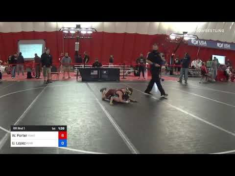35 Kg Rr Rnd 1 - Weston Porter, Powerhouse Wrestling Club Vs Urijah Lopez, Perrysburg Wrestling Cl