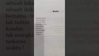 Download lagu Puisi SETIA/Fatin Hamama mp3