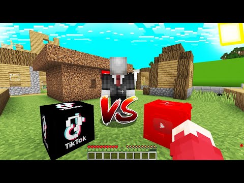 1$ TİKTOK ŞANS BLOK  VS 1000$ YOUTUBE ŞANS BLOK 😱 - Minecraft