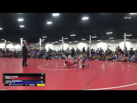 97 Lbs Round 3 (8 Team) - Rocco Ruiz, Florida Vs Louis Kennedy, New York Fb3e