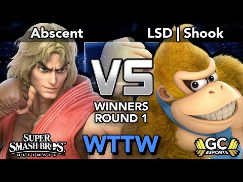 WTTW3 - Abscent (Ken) vs Shook (Donkey Kong)  (Winners Round 1) - Smash Ultimate