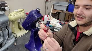 Kitchenaid Mixer Plastic Worm Gear Replacement! Mixer Not Spinning.