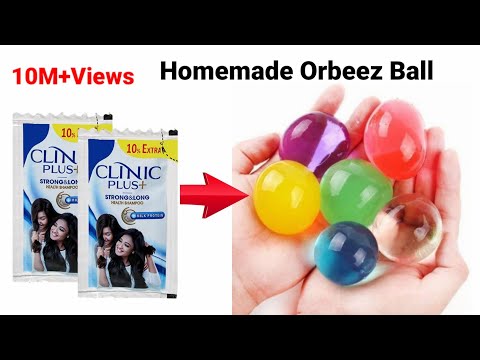 How to make orbeez with balloons and shampoo/DIY colourful waterballs/Easy WaterBalls Making Athome