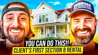 Sharing His Experience! Coaching Client Buying His FIRST SECTION 8 Rental Property! Passive Income!