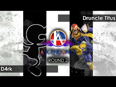 Smash 4: D4rk (Game&Watch) V FSF | Druncle Titus (Captain Falcon) - Ascendance 81 Tournament SSB4