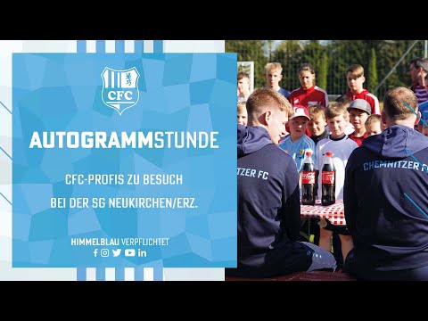 Chemnitzer FC | CFC-Profis zu Besuch bei der SG Neukirchen/Erz.