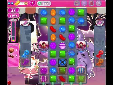 Candy Crush Saga level 723 - 3 stars, no boosters used!