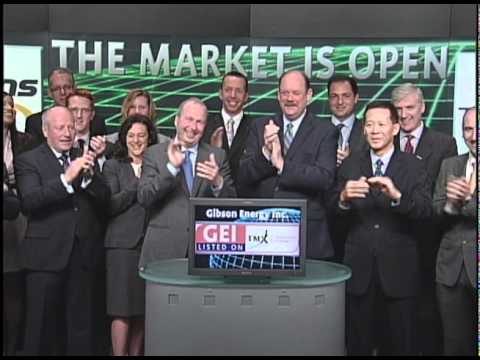 Gibson Energy Inc (GEI:TSX) opens Toronto Stock Exchange, June 22, 2011.