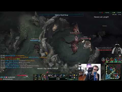 TSM Bjergsen    PLEASE CAMP MID  ft  Hauntzer   League of Legends Stream Highlights