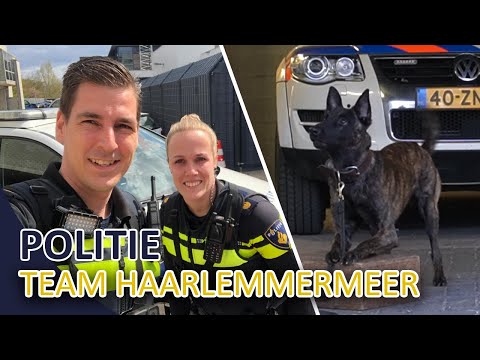 Politie Haarlemmermeer - Melding gaslek - Training met politiehond Donny
