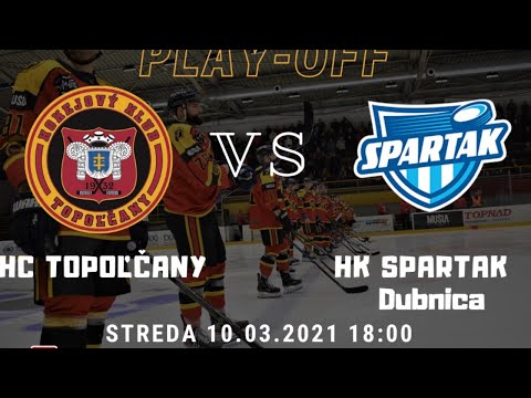 HC Topoľčany vs HK SPARTAK Dubnica, 1. kolo štvrťfinále PLAY-OFF