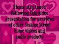 Please Stay Tuned Sesame Street Bumper Valentine Version