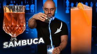 How to drink SAMBUCA 🔥 5 Cocktails with Sambuca