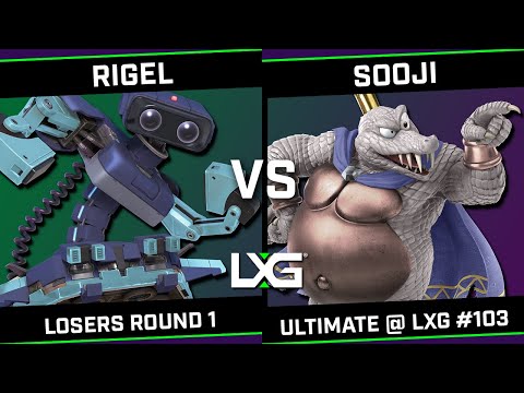 Rigel (ROB) vs Sooji (K.Rool) - Smash Ultimate @ LXG 103