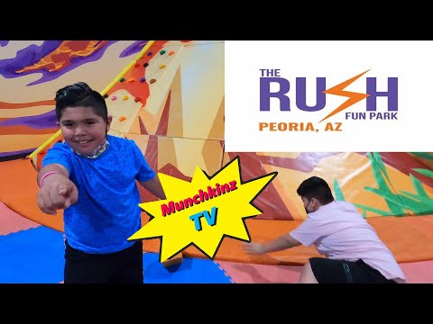 The Rush Fun Park! MunchkinzTV Crew!