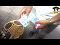 2 Village Guys Sitting Together Selling Peanut II Street Dry Food Seller Deshi Boot Chola Peanut