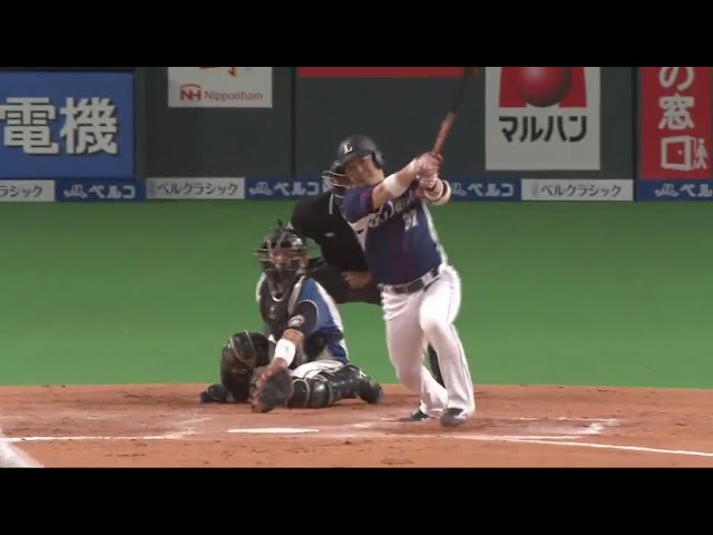 【7回表】甘い球は見逃さない!! ライオンズ・岡田の貴重なタイムリーヒット!! 2017/10/1 F-L