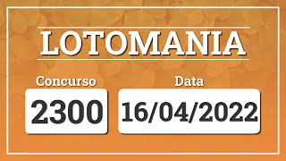 Capa de LOTOMANIA 2300