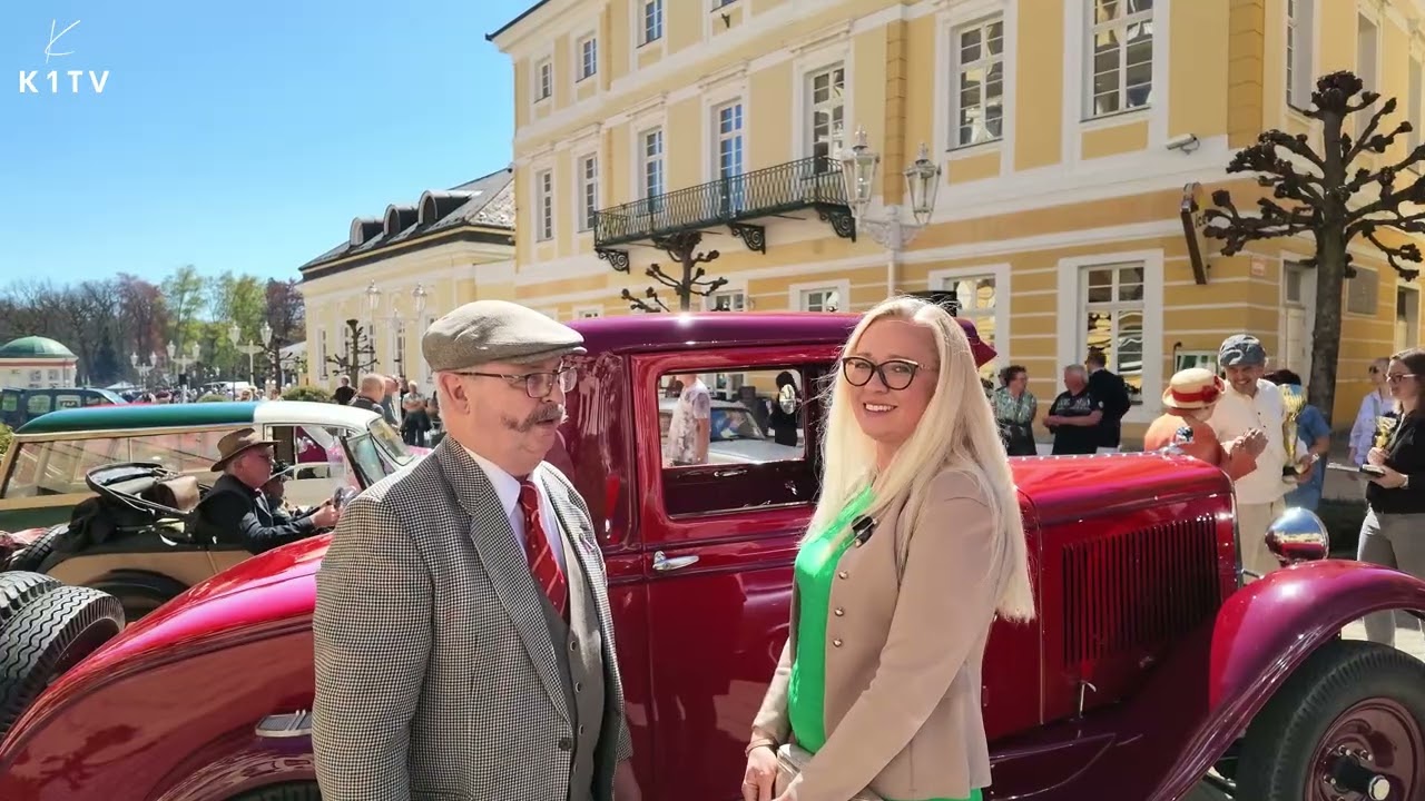 Františkovy Lázně a kouzlo veteránů - Národní třída byla opět plná
