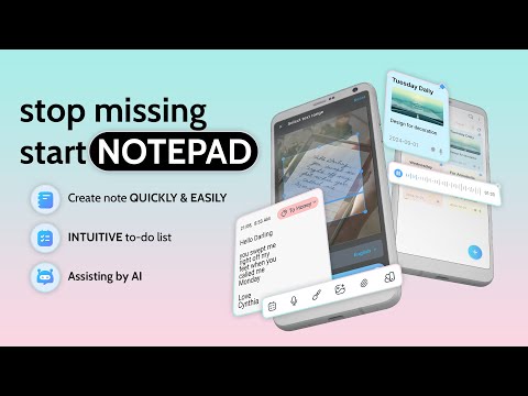 Idea Notes: Structured Notepad Video