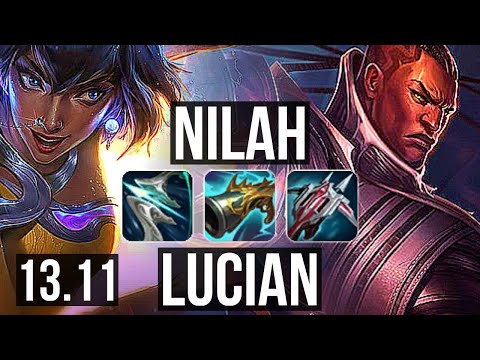 NILAH & Nautilus vs LUCIAN & Sona (ADC) | 14/0/8, Legendary | KR Master | 13.11