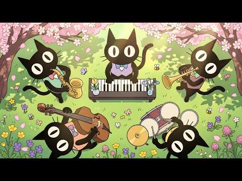 Black Cats Cheerful Spring Jazz: Music to Relax and Fuel Creative Work
