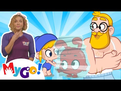 Frozen Morphle | MyGo! Sign Language For Kids | Morphle TV | ASL [CC]