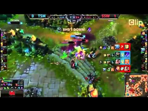 [LOL] Top 5 Memorable moments SSW vs TSM (Quarter-finals 1)