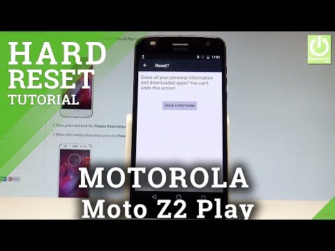 MOTOROLA Moto Z2 Play HARD RESET / Wipe Data / Factory Reset