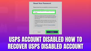 USPS Account Disabled How to Recover USPS Disabled Account 2026